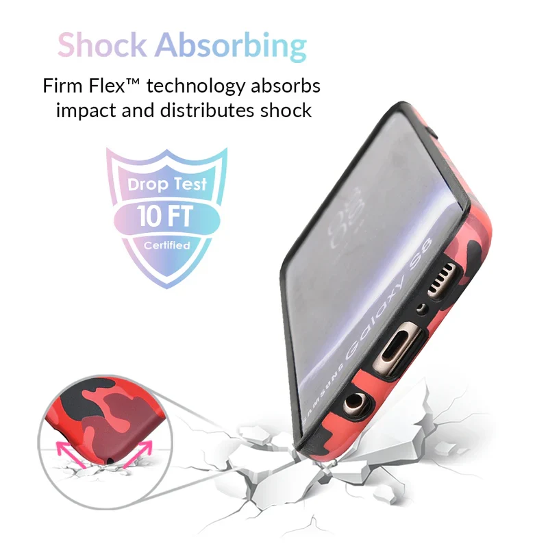 Red Camo Samsung Galaxy Case - Image 18