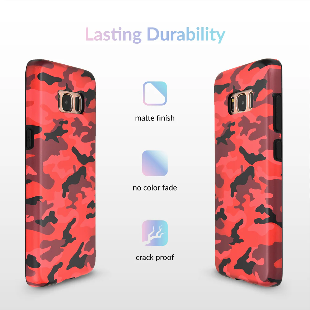 Red Camo Samsung Galaxy Case - Image 19