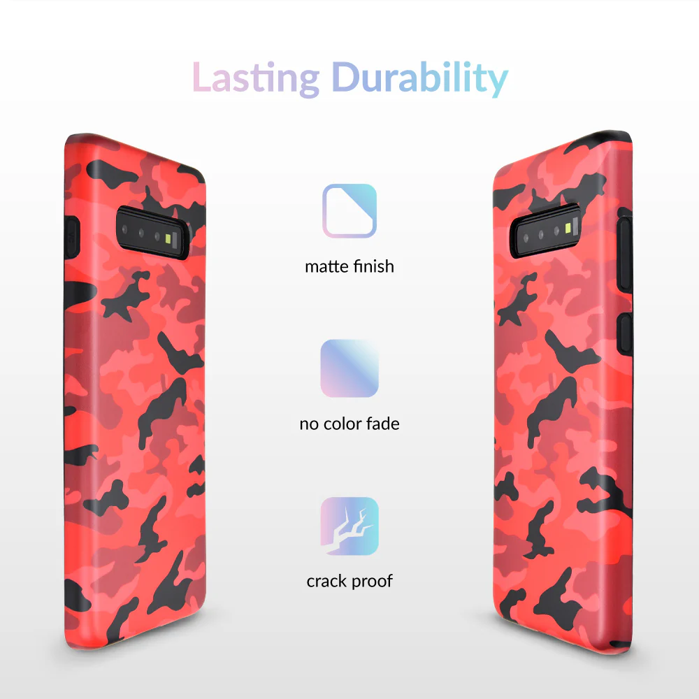 Red Camo Samsung Galaxy Case - Image 32
