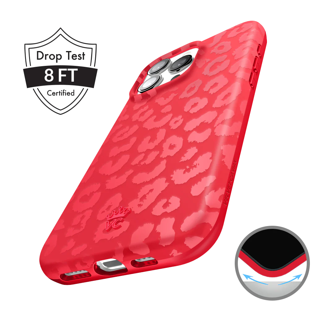 Red Hot Leopard iPhone Case - Image 113