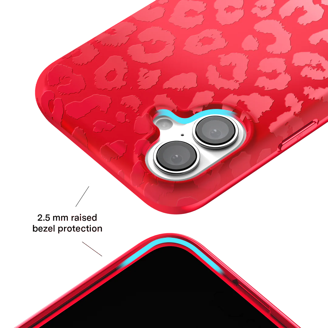 Red Hot Leopard iPhone Case - Image 117