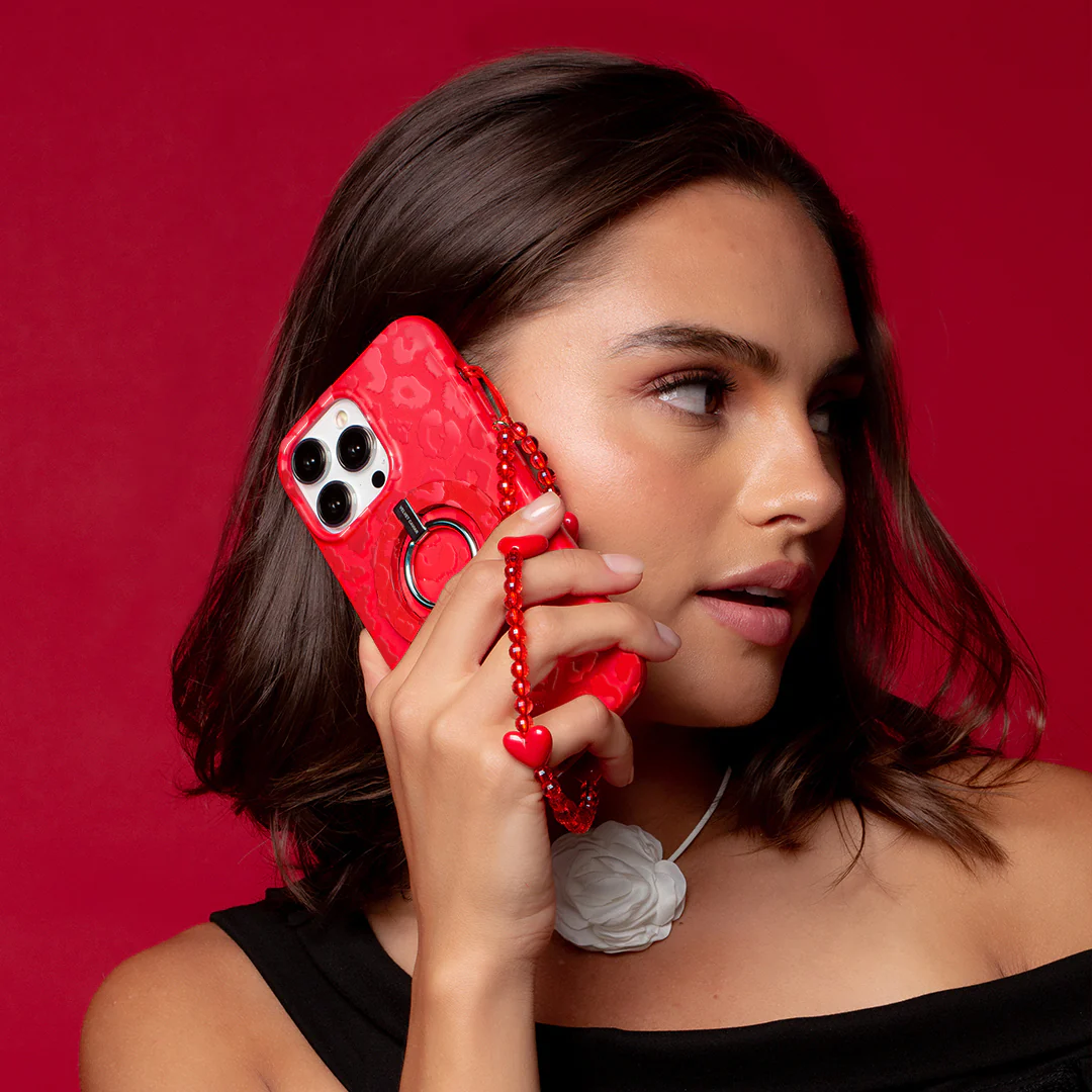 Red Hot Leopard iPhone Case - Image 92