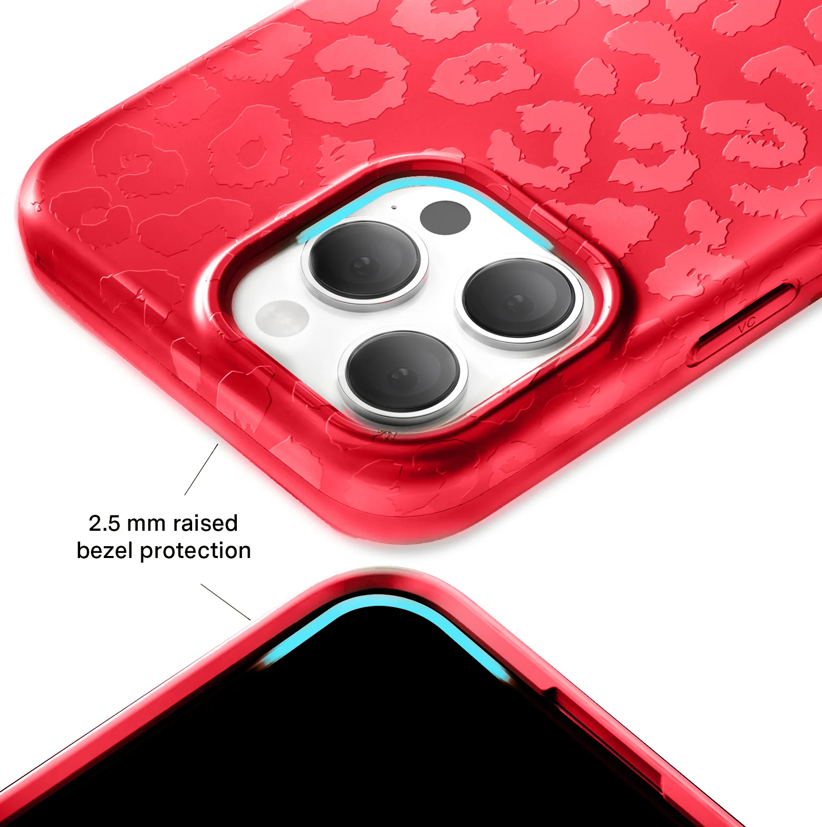 Red Hot Leopard iPhone Case - Image 93