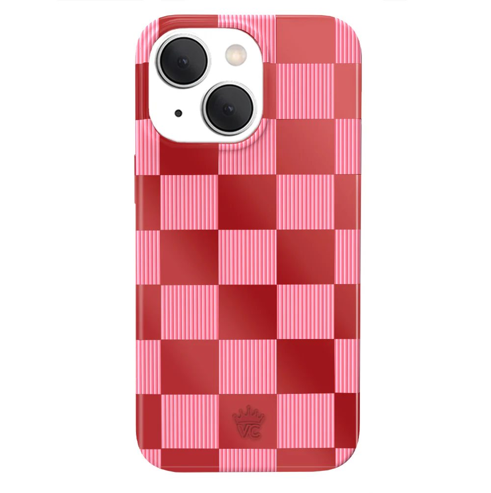 Rose Vibe Checkered iPhone Case - Image 19