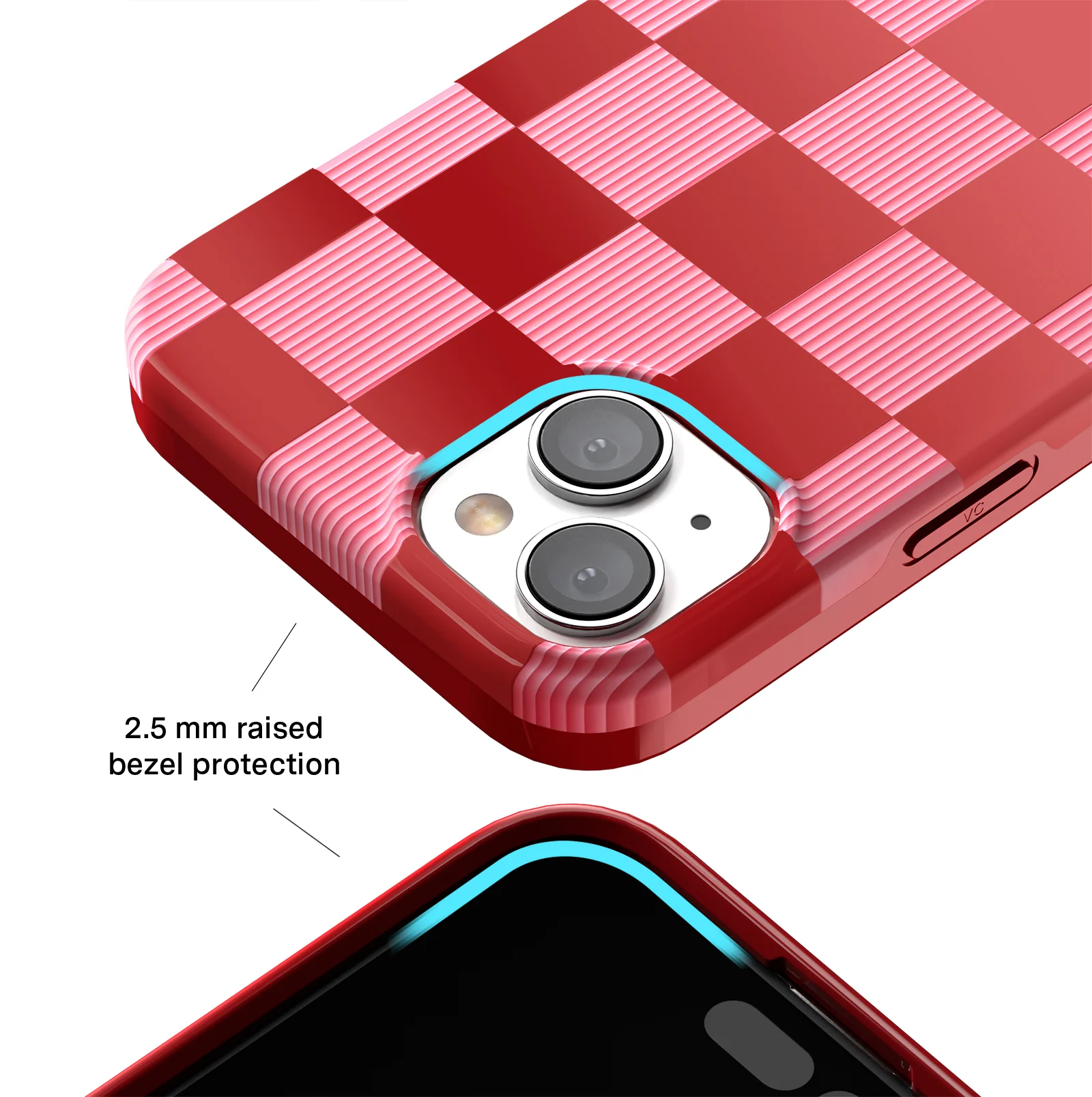 Rose Vibe Checkered iPhone Case - Image 21