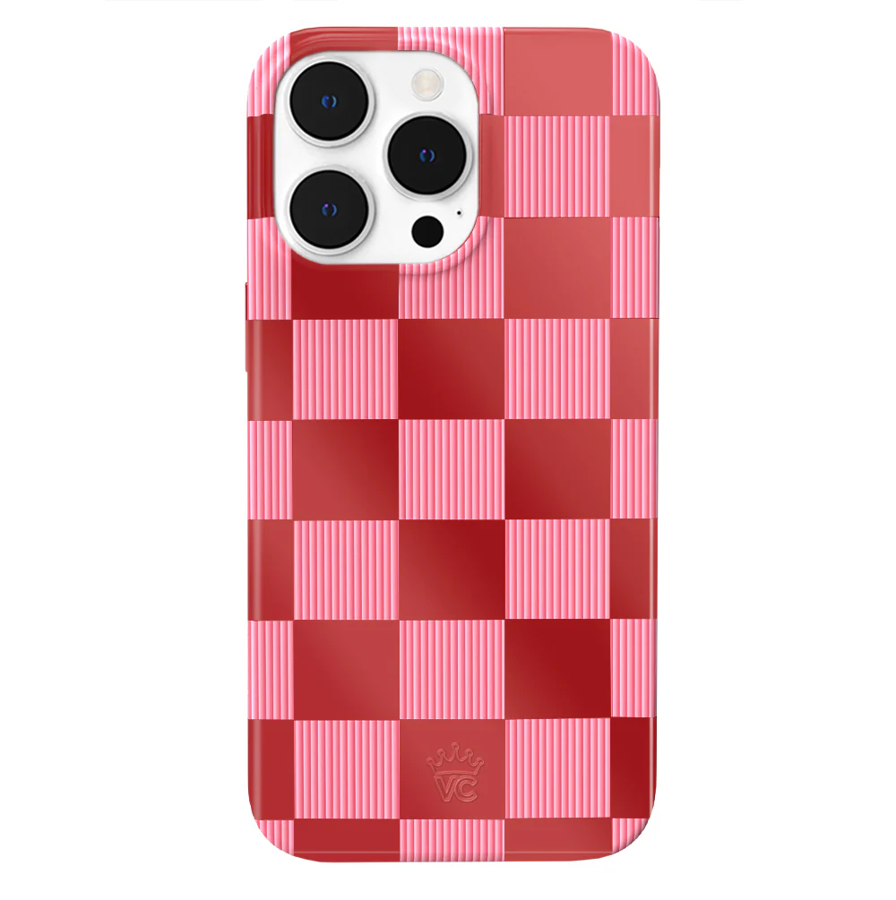 Rose Vibe Checkered iPhone Case - Image 25