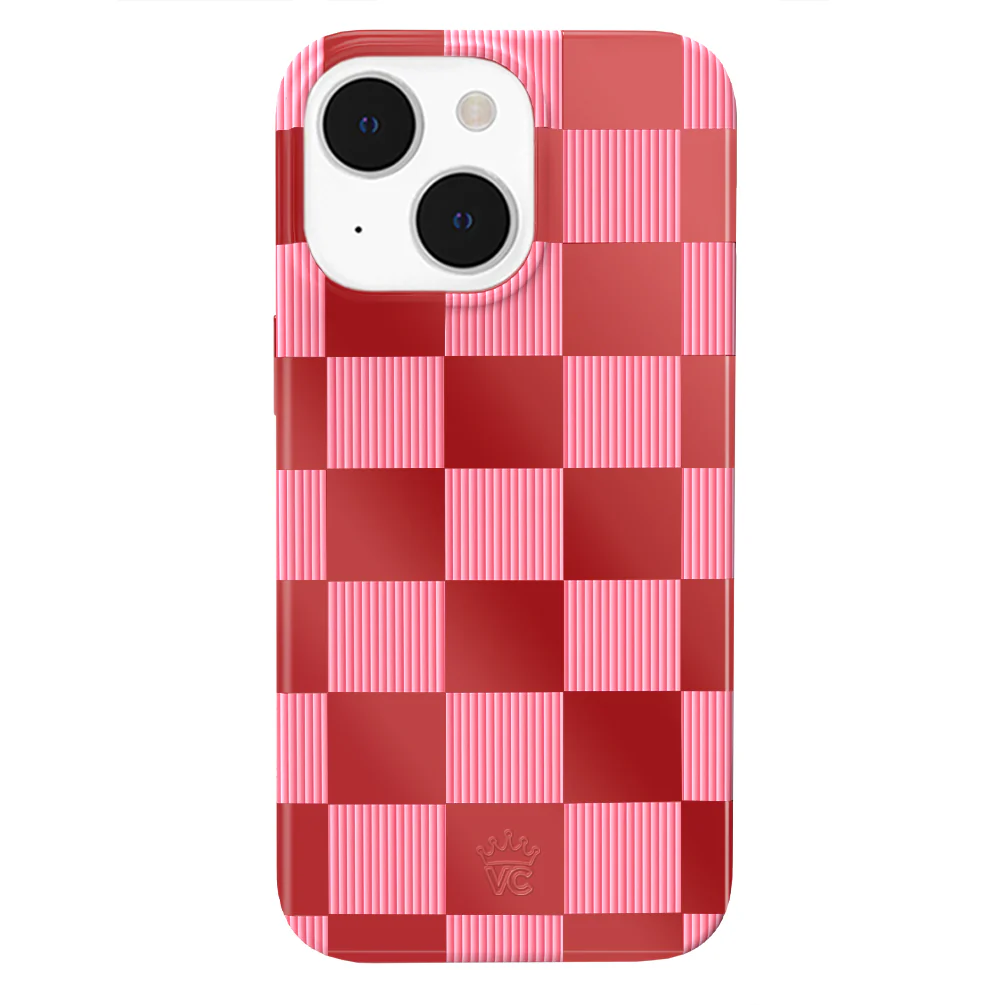 Rose Vibe Checkered iPhone Case - Image 55