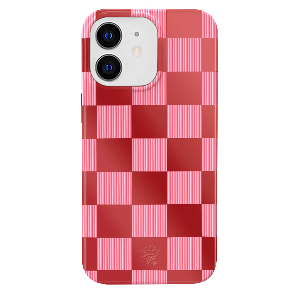 Rose Vibe Checkered iPhone Case - Image 79