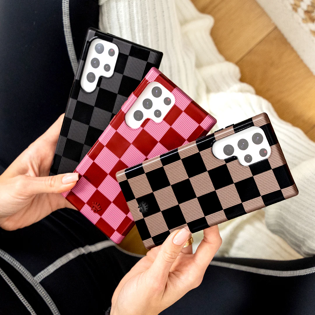 Rose Vibe Checkered Samsung Case - Image 38