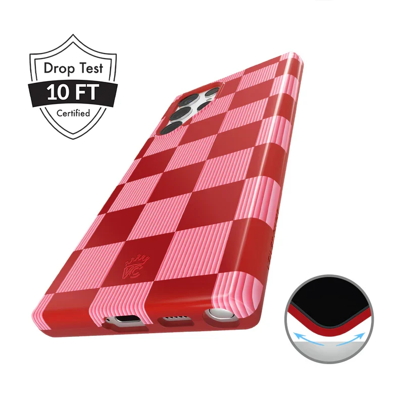 Rose Vibe Checkered Samsung Case - Image 53