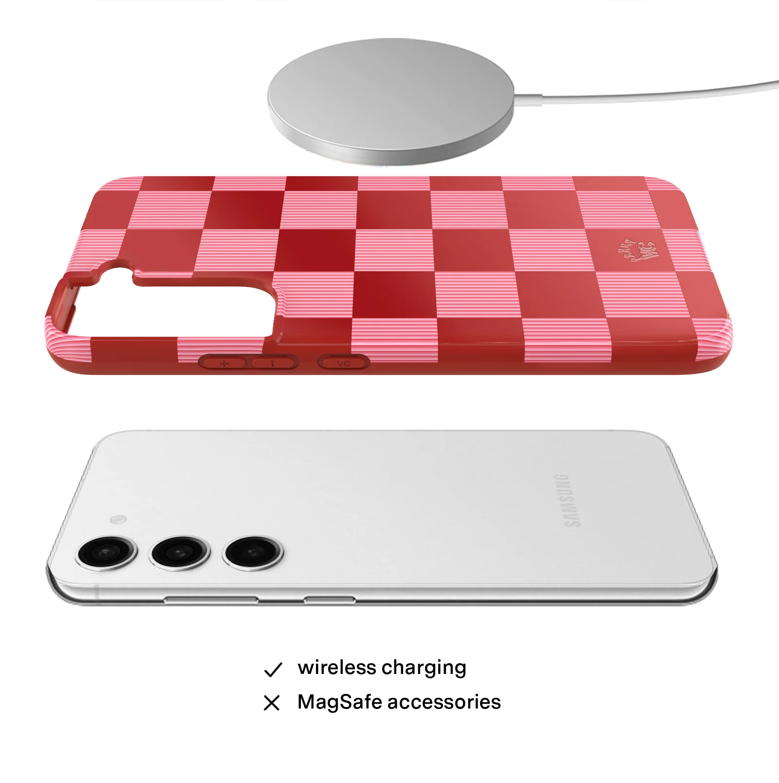 Rose Vibe Checkered Samsung Case - Image 63