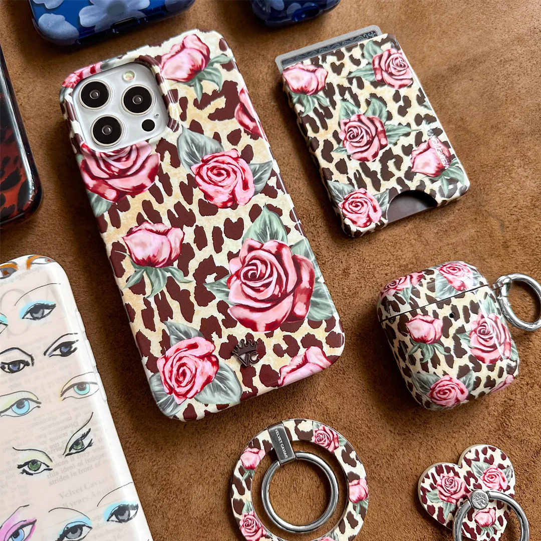 Rosy Leopard AirPod Case - Image 12
