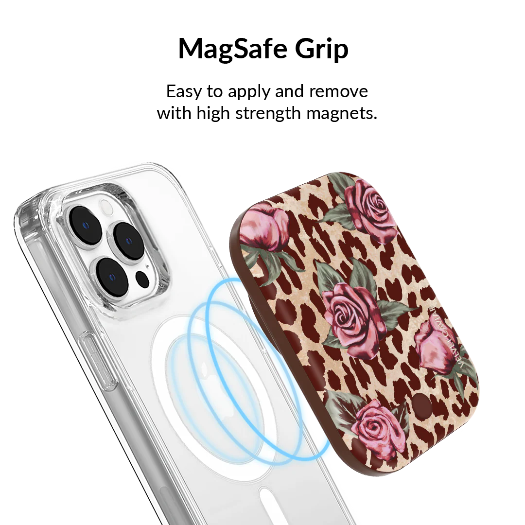 Rosy Leopard MagSafe Battery Power Pack - Image 3