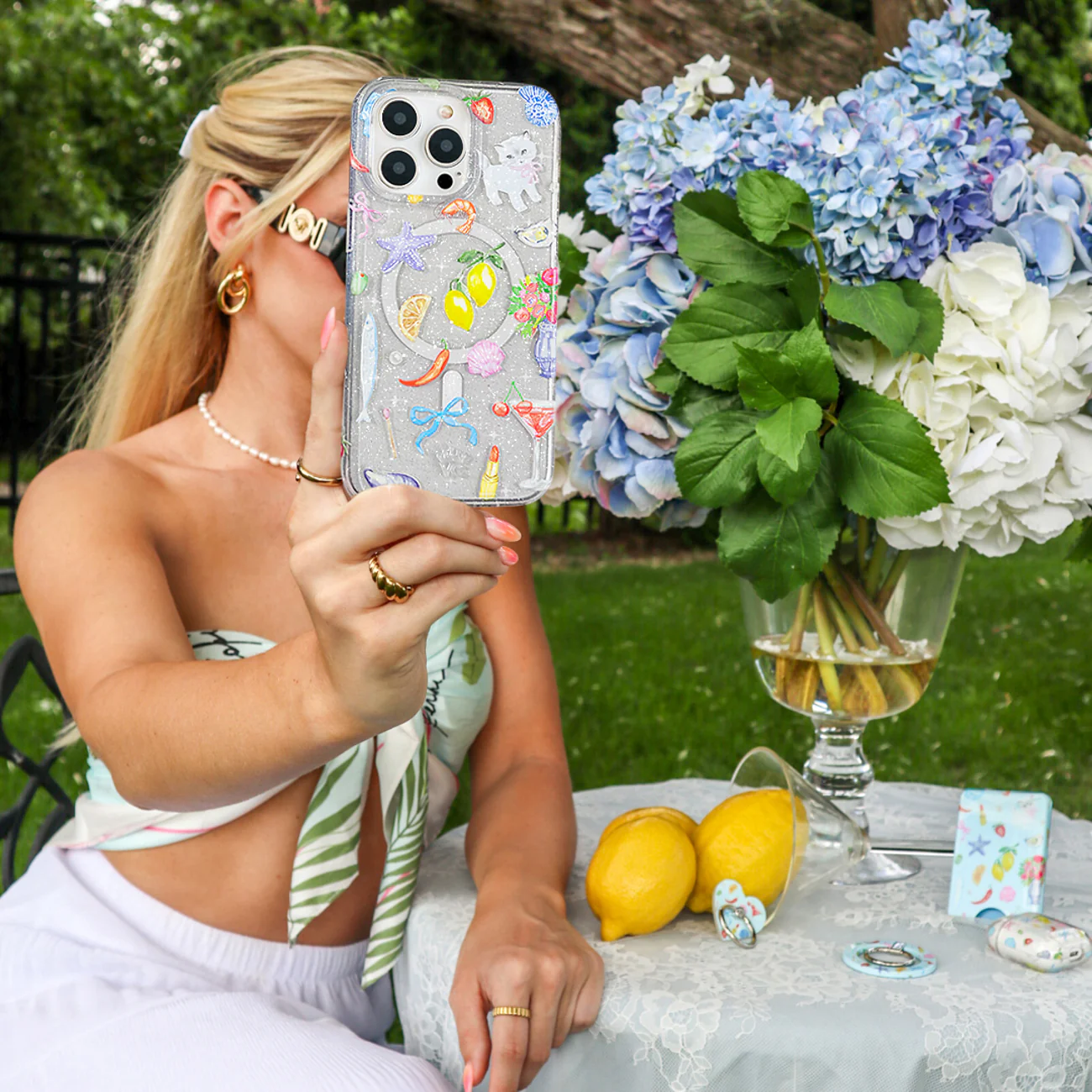 Dolce Vita Glitter iPhone Case - Image 56