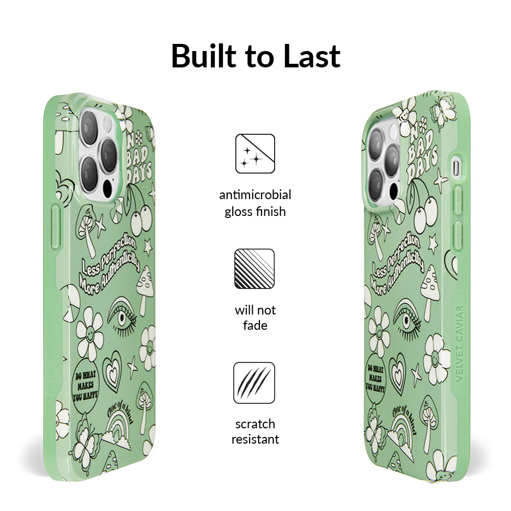 Good Vibes Matcha iPhone Case - Image 41