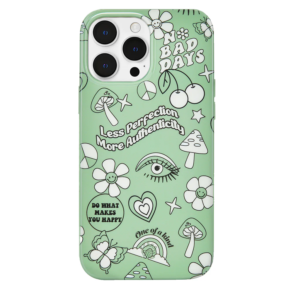 Good Vibes Matcha iPhone Case - Image 43