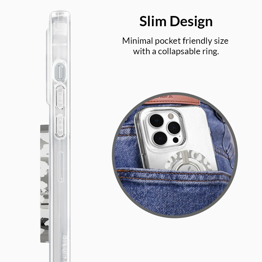 Chrome Leopard MagSafe Grip Ring - Image 5
