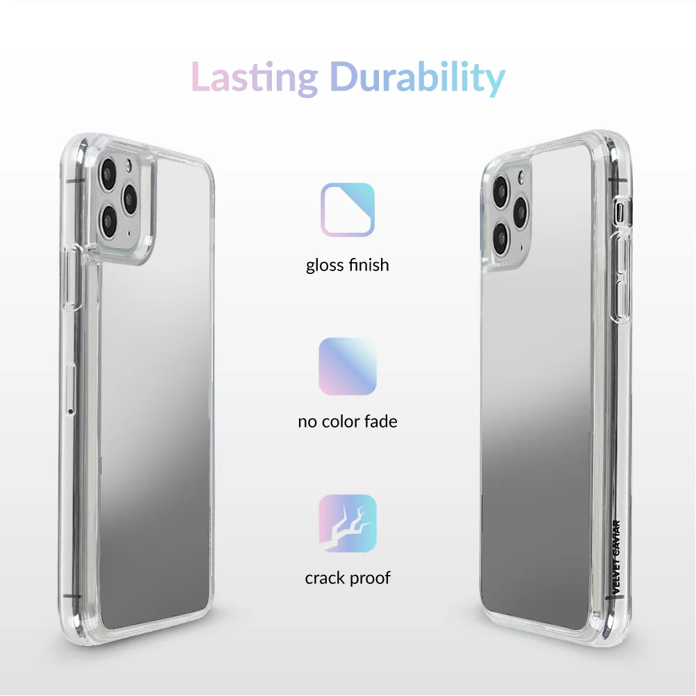 Silver Reflective Mirror iPhone Case - Image 52