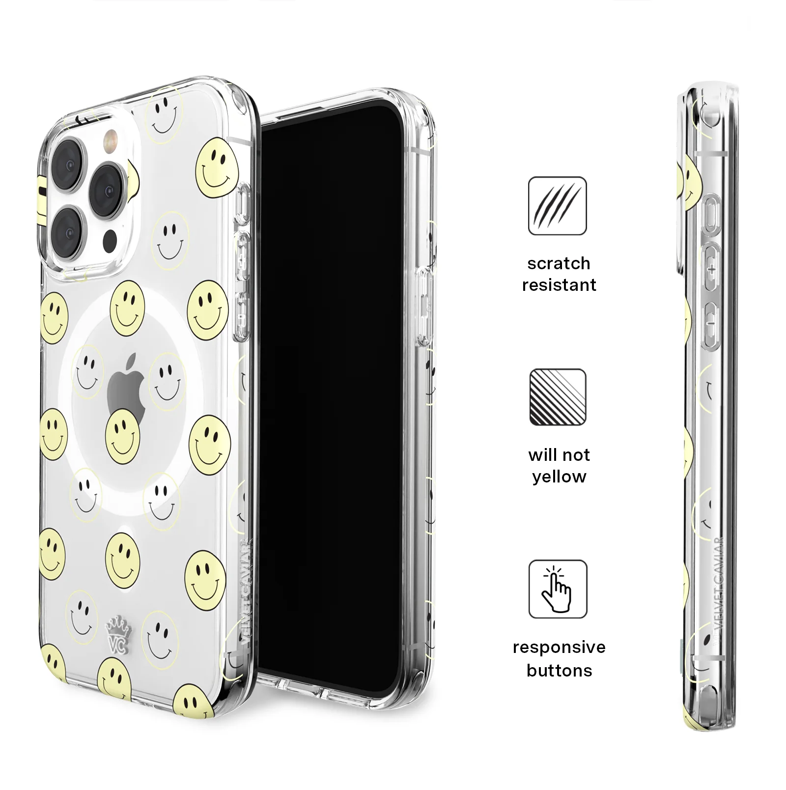 Smiley Clear iPhone Case - Image 139