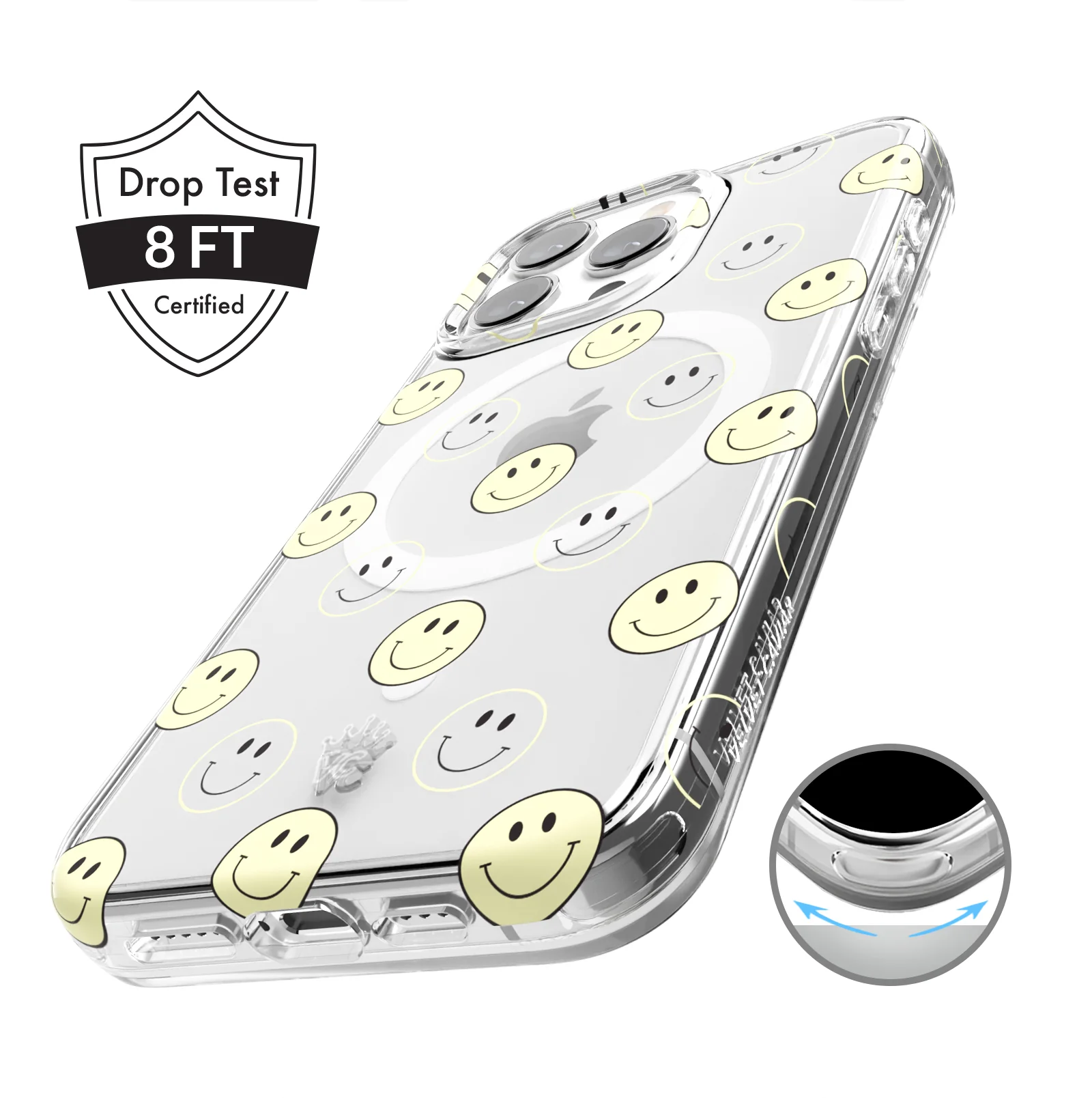 Smiley Clear iPhone Case - Image 144