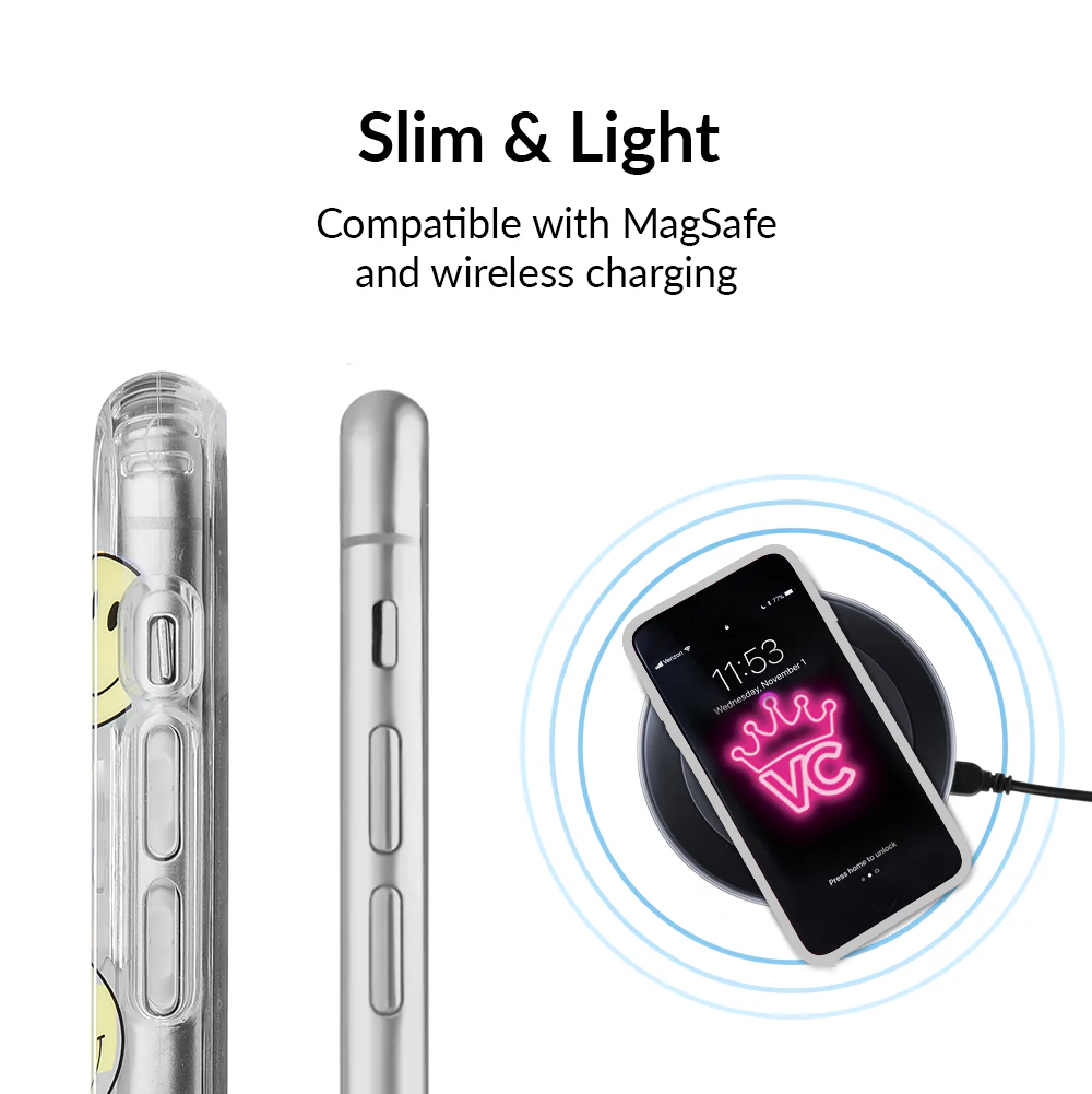 Smiley Clear iPhone Case - Image 36