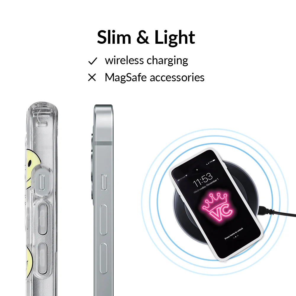 Smiley Clear iPhone Case - Image 72