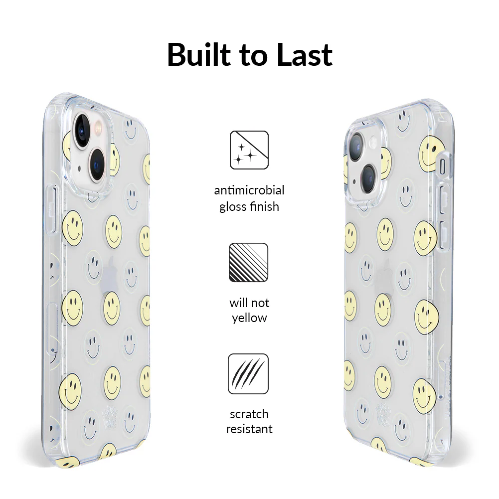 Smiley Clear iPhone Case - Image 83