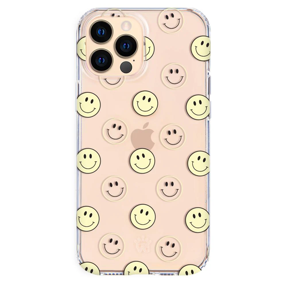Smiley Clear iPhone Case - Image 85