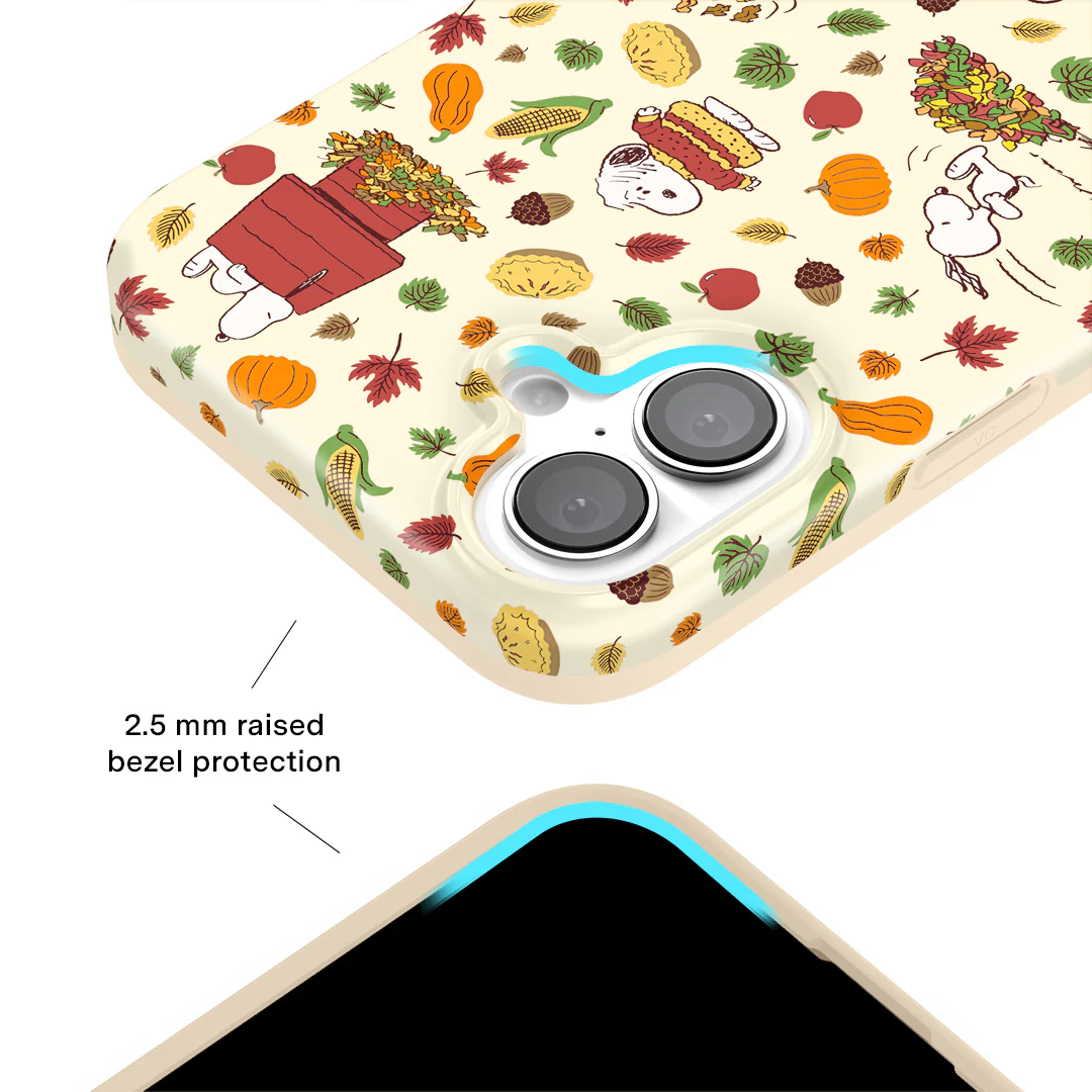Snoopy Autumn Leaves iPhone Case - Image 2