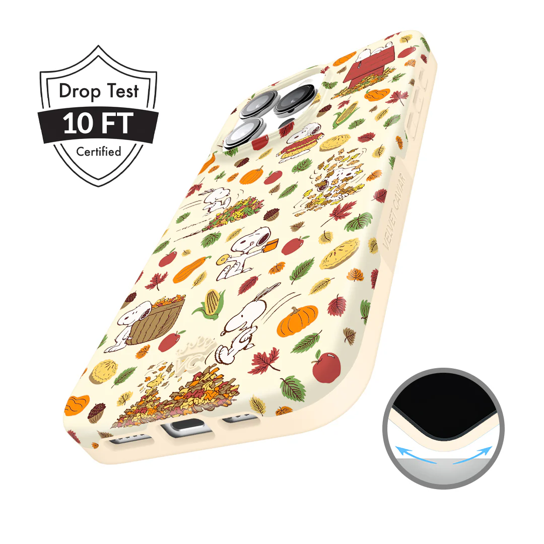 Snoopy Autumn Leaves iPhone Case - Image 29