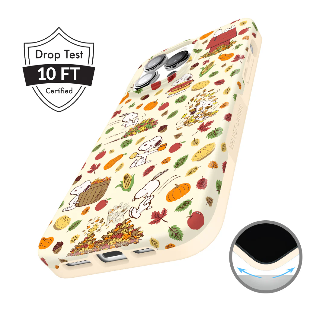 Snoopy Autumn Leaves iPhone Case - Image 44