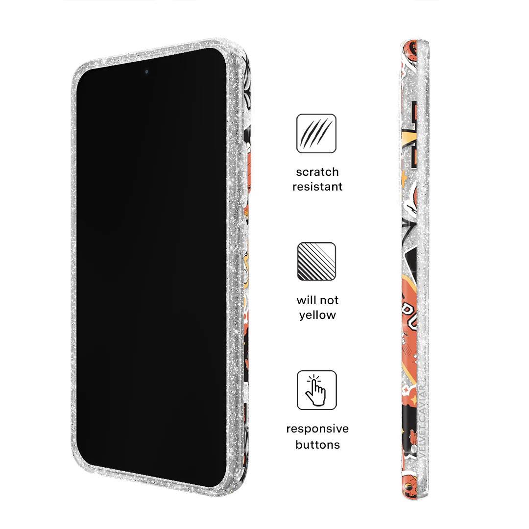 Snoopy Halloween Varsity Glitter Samsung Case - Image 50