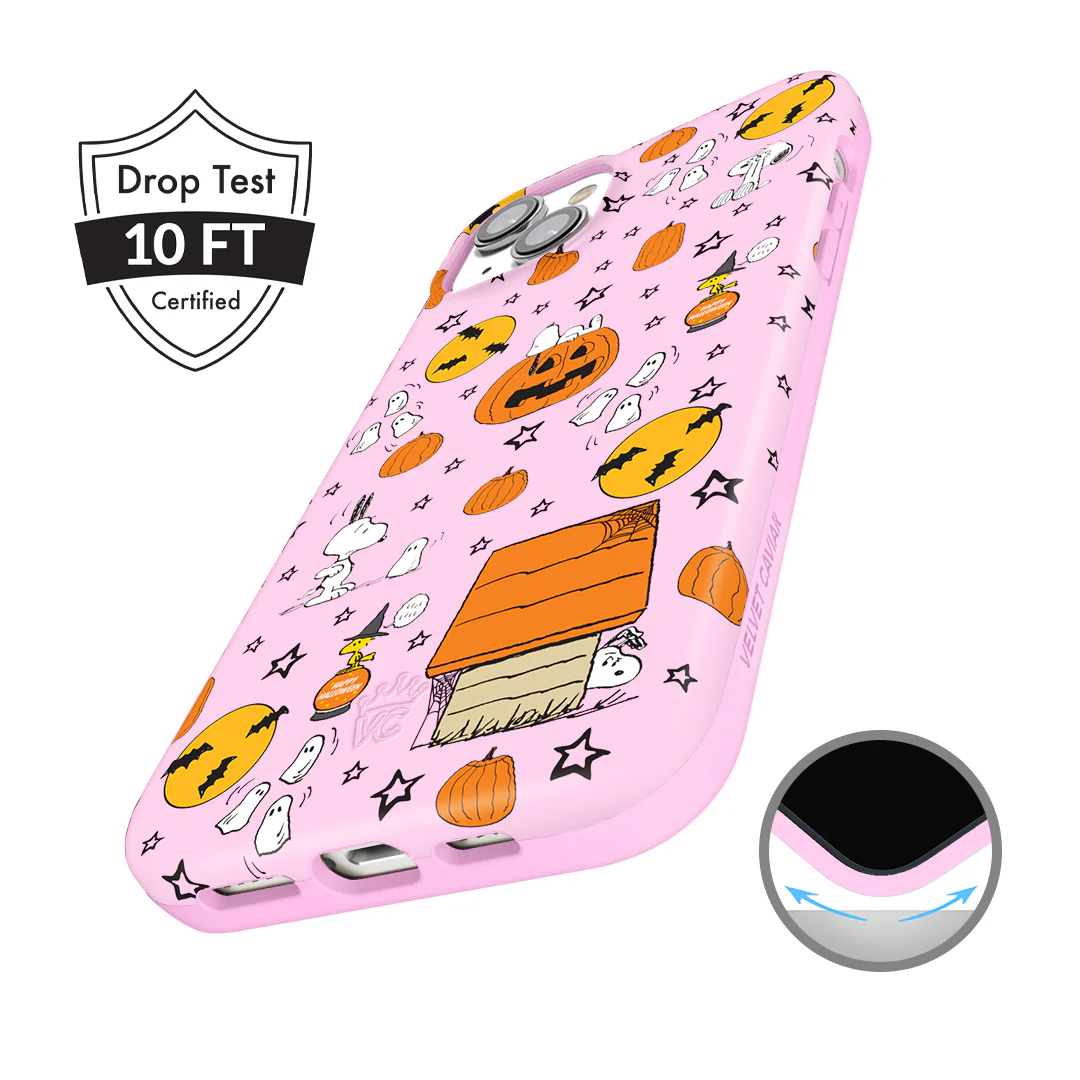 Snoopy Pink Pumpkins iPhone Case - Image 49