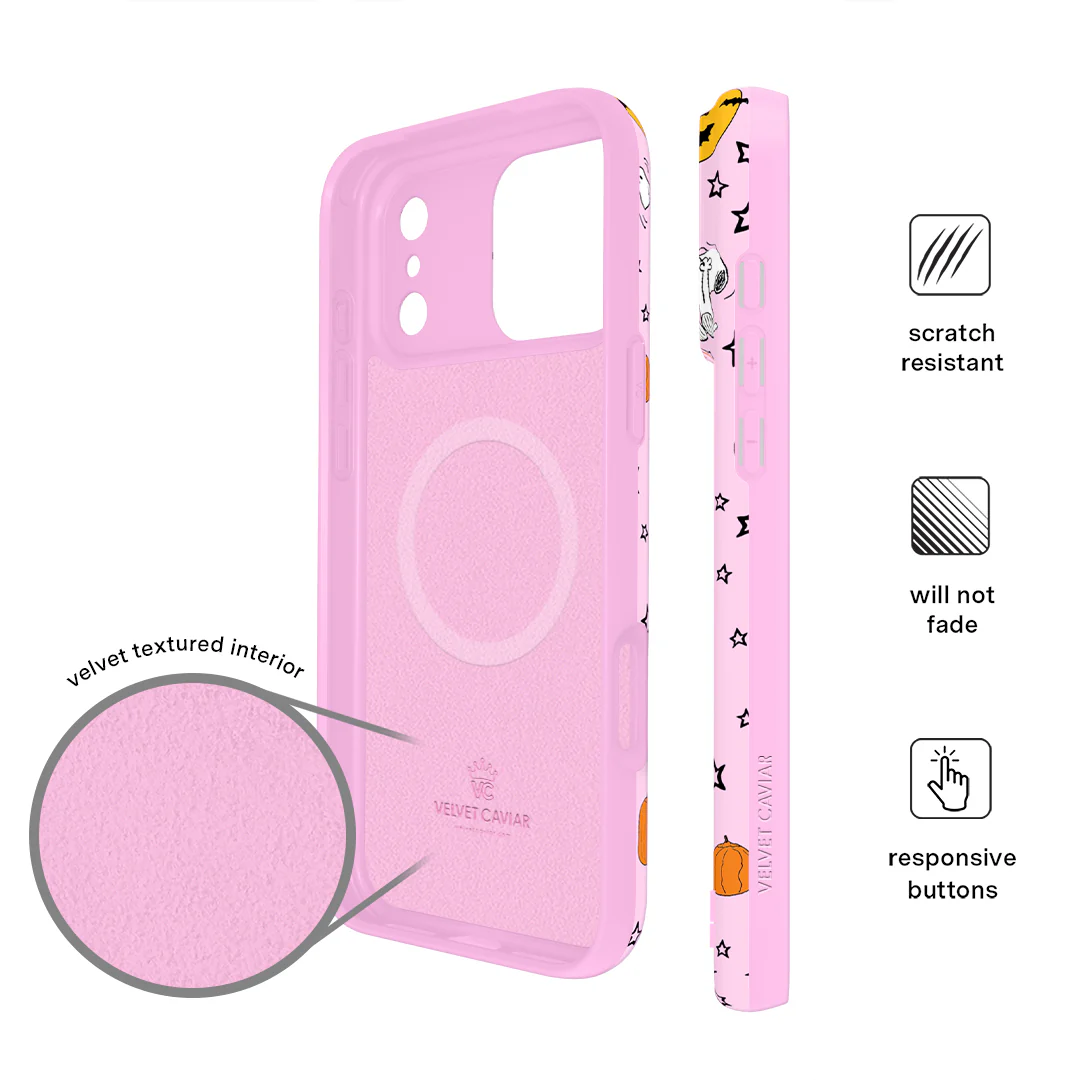 Snoopy Pink Pumpkins iPhone Case - Image 95
