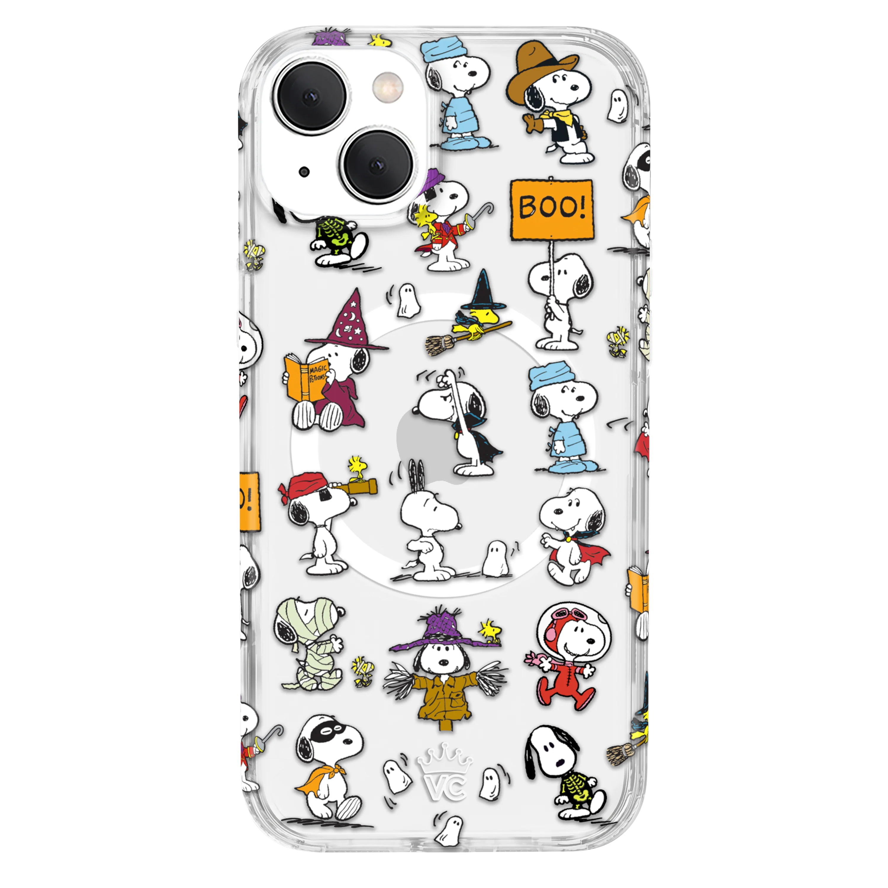 Snoopy Spooky Moods iPhone Case - Image 36