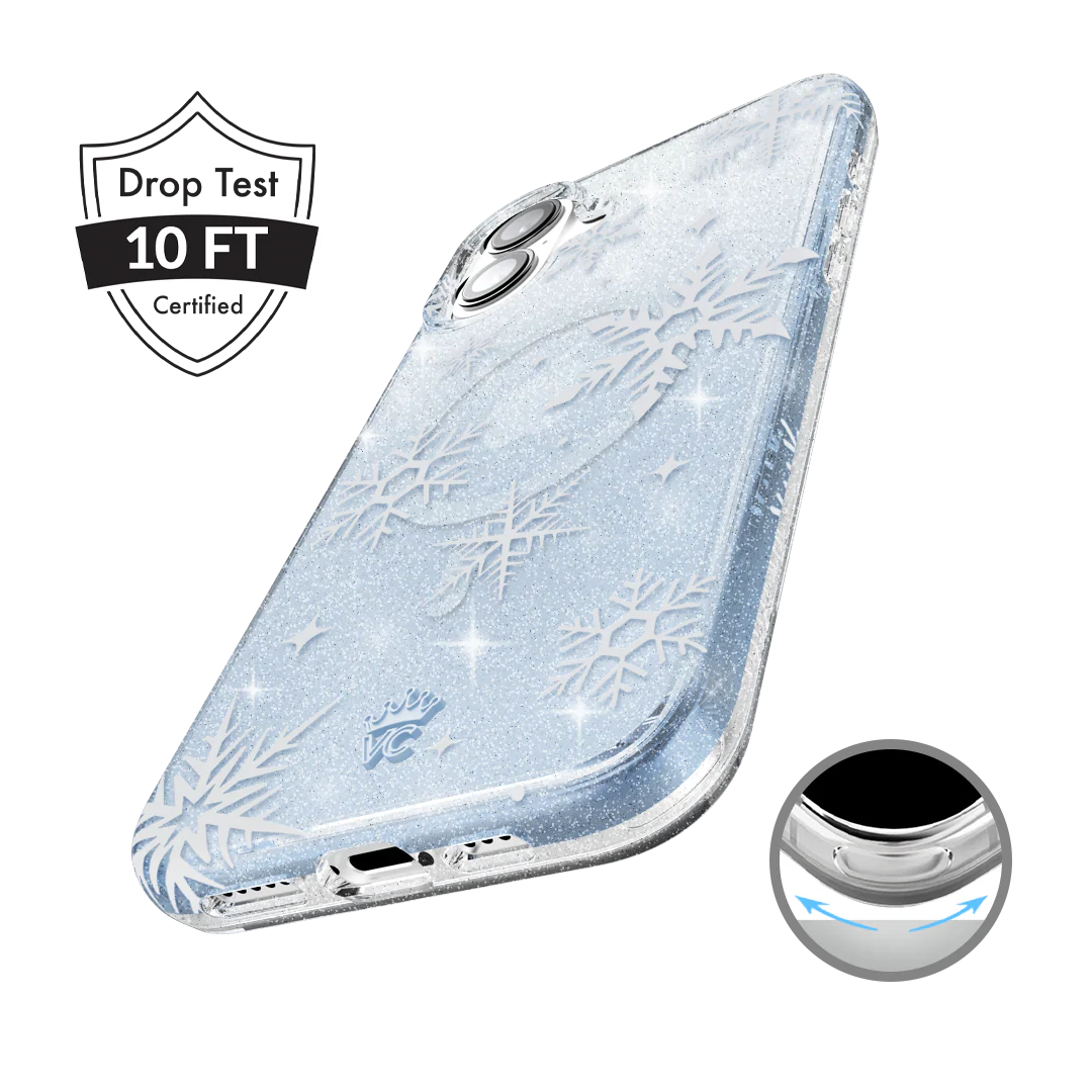 Snow Angel Glitter iPhone Case - Image 43