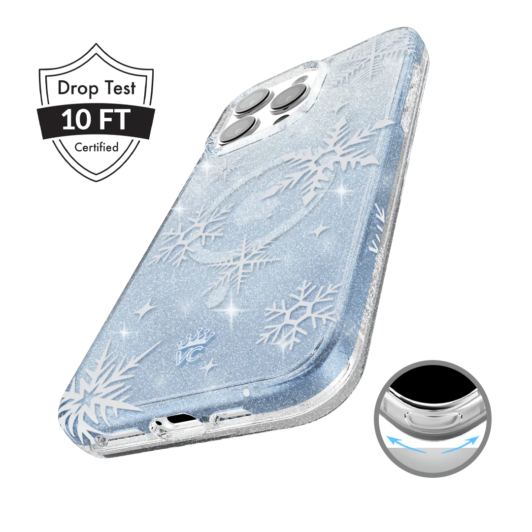 Snow Angel Glitter iPhone Case - Image 55