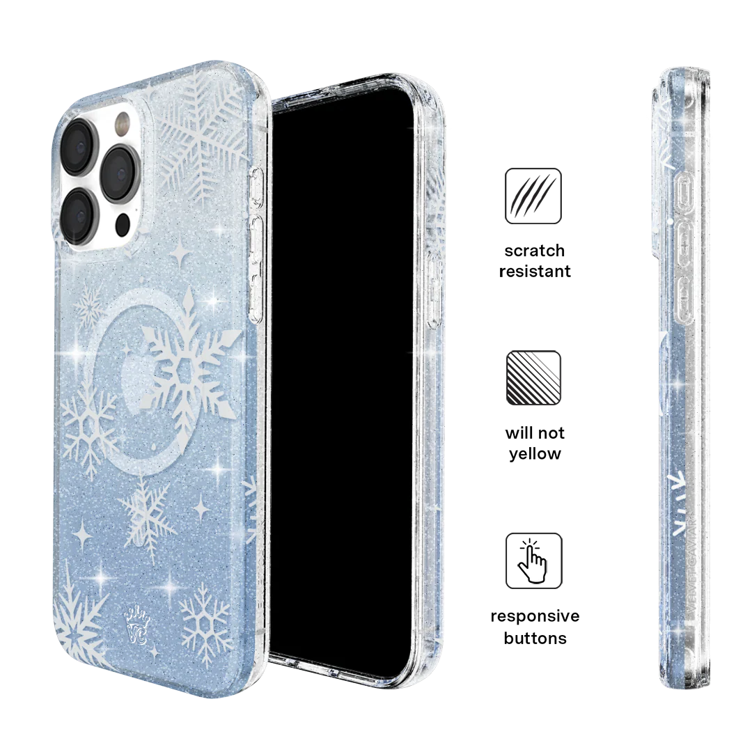 Snow Angel Glitter iPhone Case - Image 80