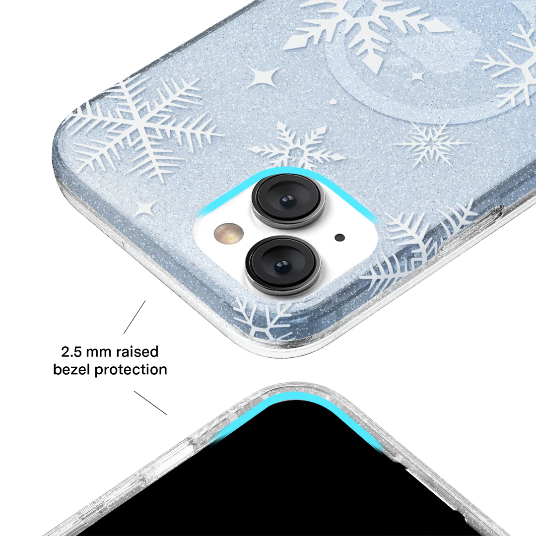 Snow Angel Glitter iPhone Case - Image 83