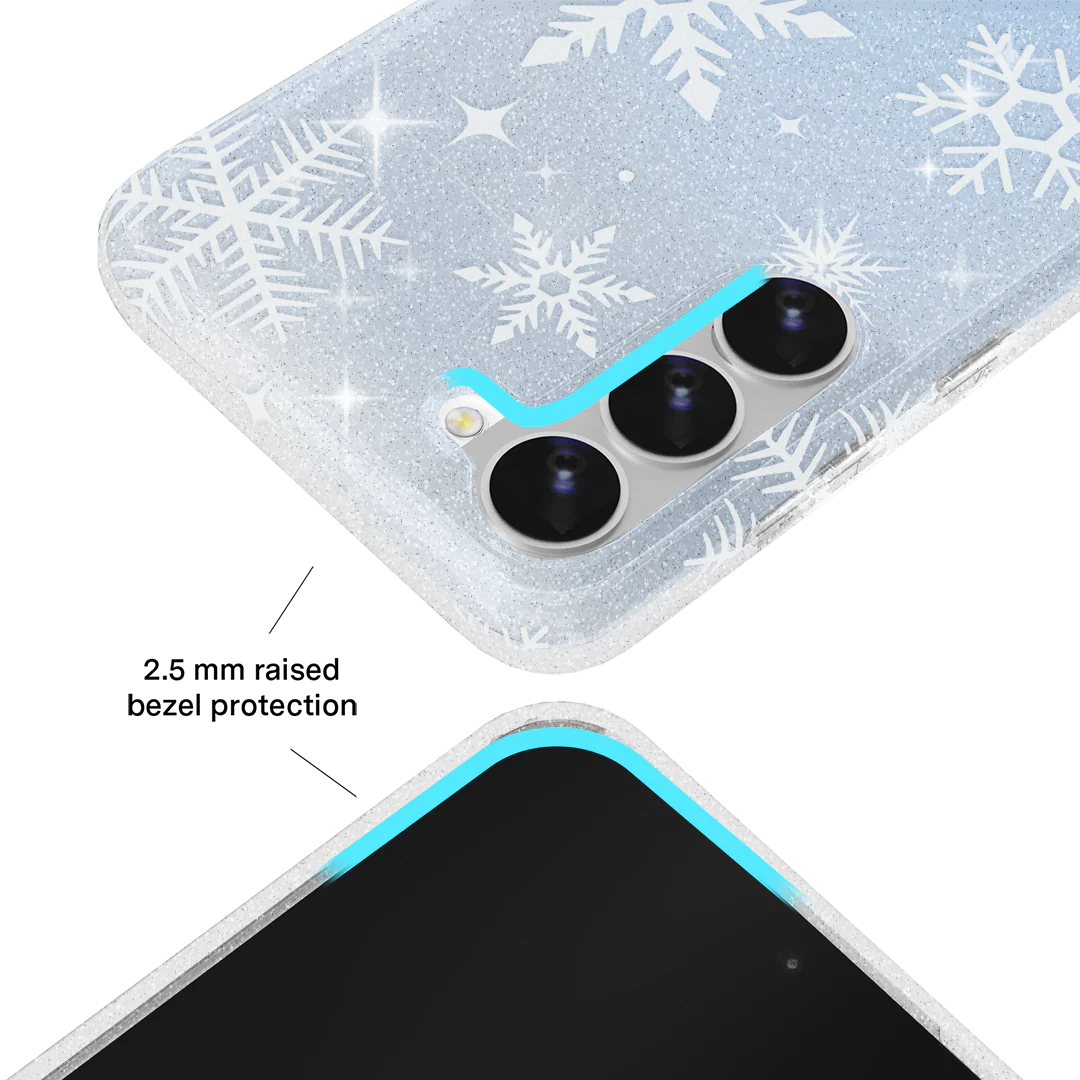 Snow Angel Glitter Samsung Case - Image 32