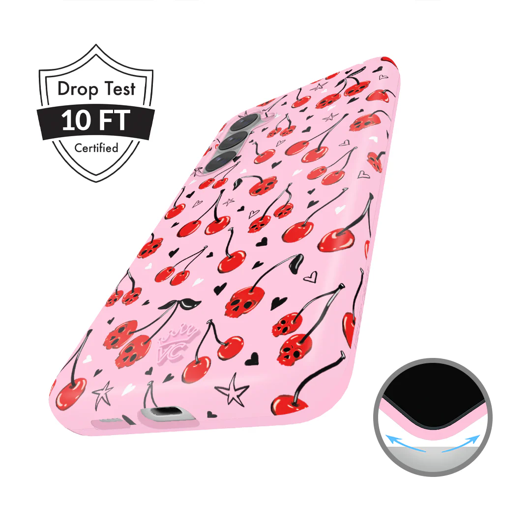 Sour Cherry Skulls Samsung Case - Image 24
