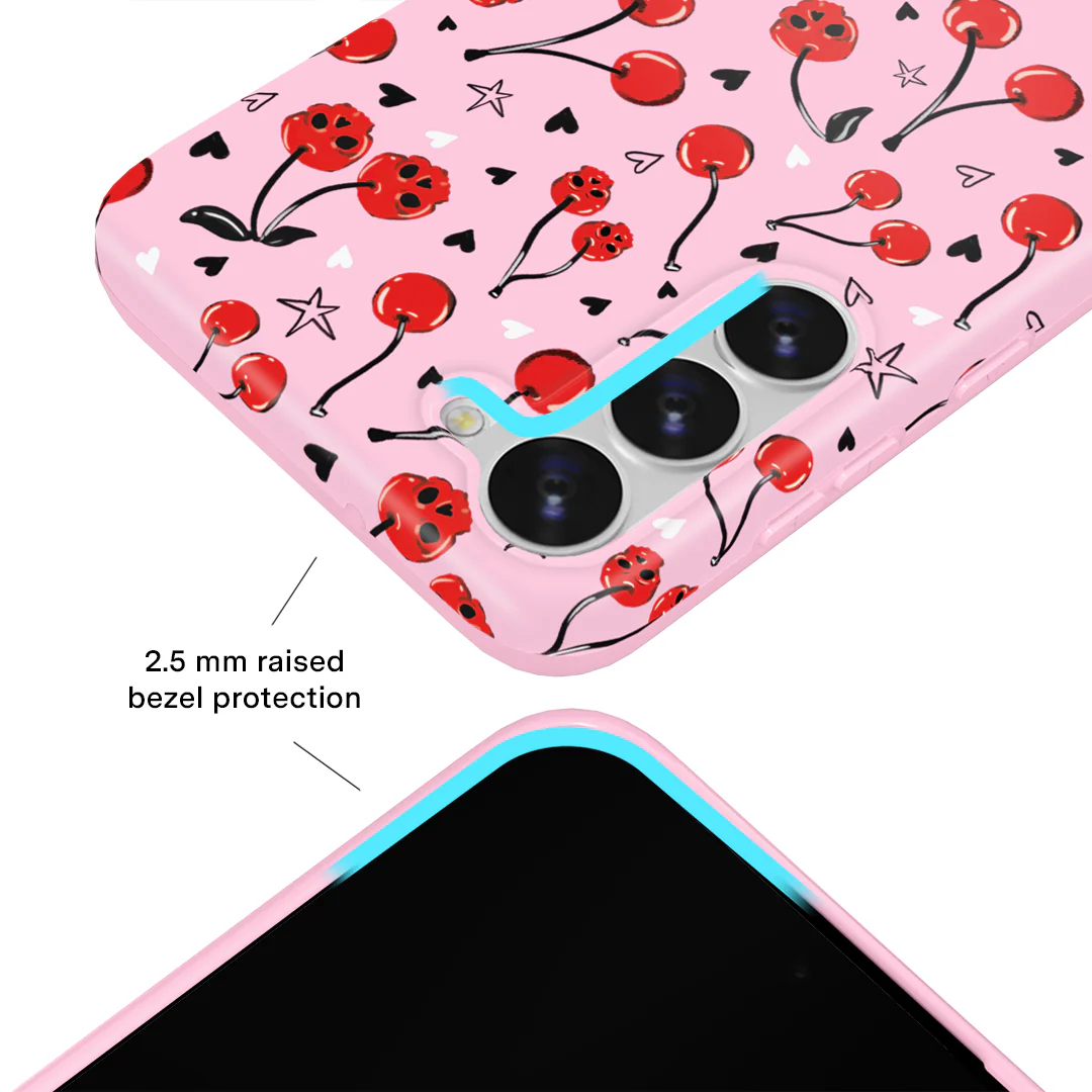 Sour Cherry Skulls Samsung Case - Image 32