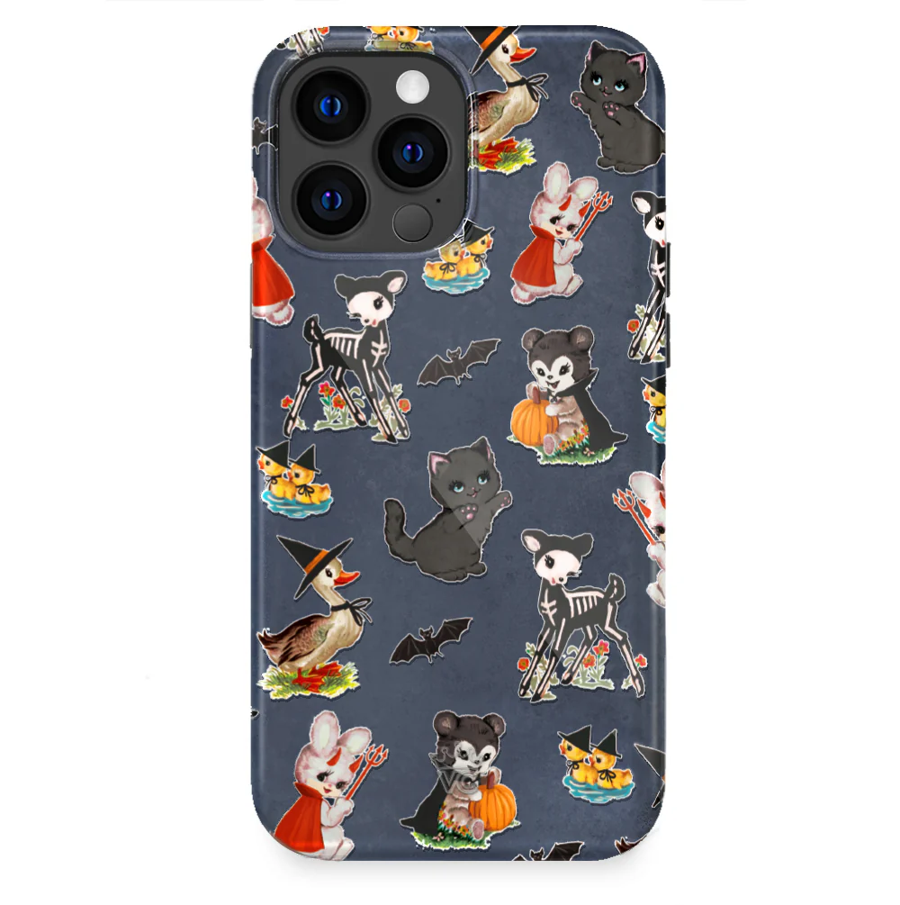 Spooky Baby Animals iPhone Case - Image 37