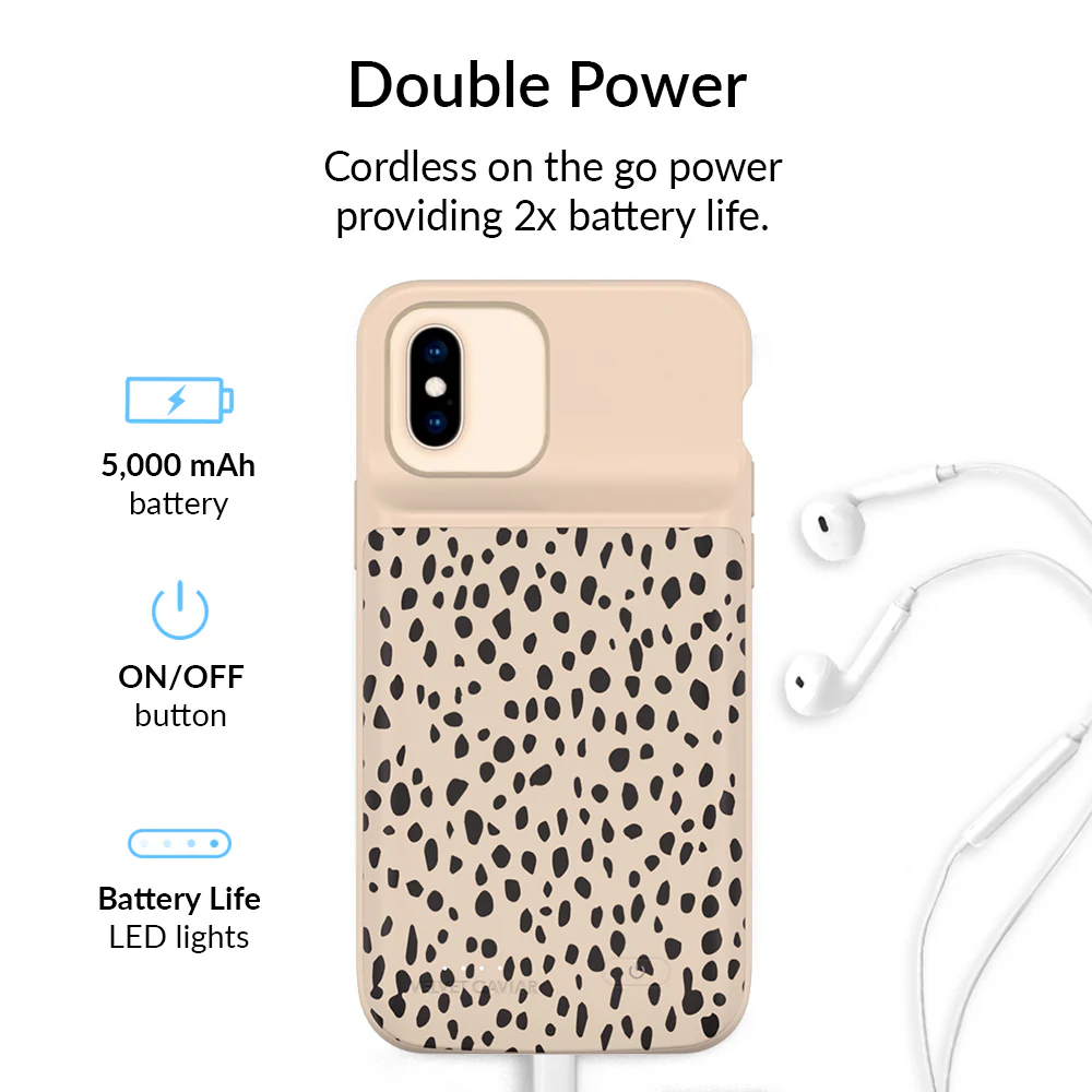 Spotted Cheetah iPhone Charging Case - Image 10