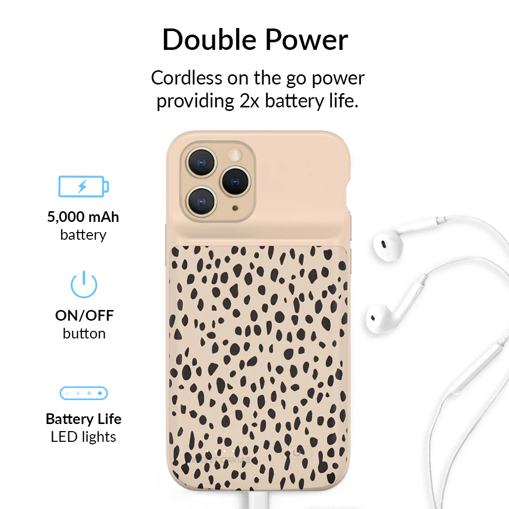 Spotted Cheetah iPhone Charging Case - Image 24