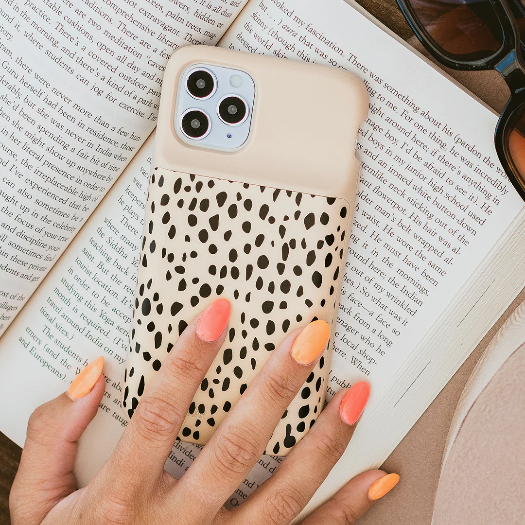 Spotted Cheetah iPhone Charging Case - Image 58