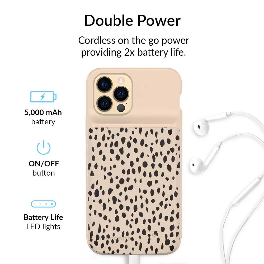 Spotted Cheetah iPhone Charging Case - Image 66