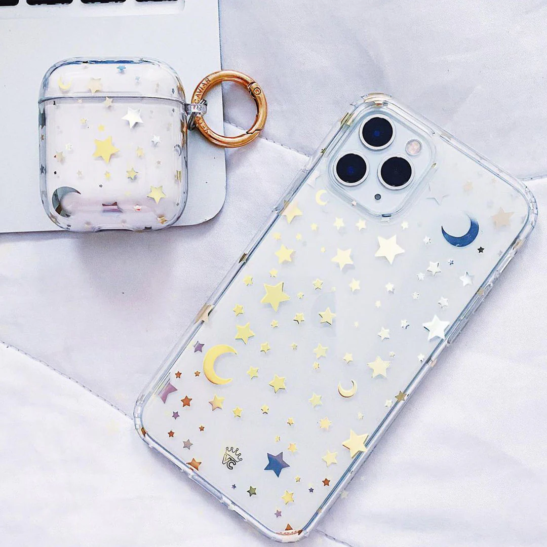 Starry Night Clear iPhone Case - Image 74