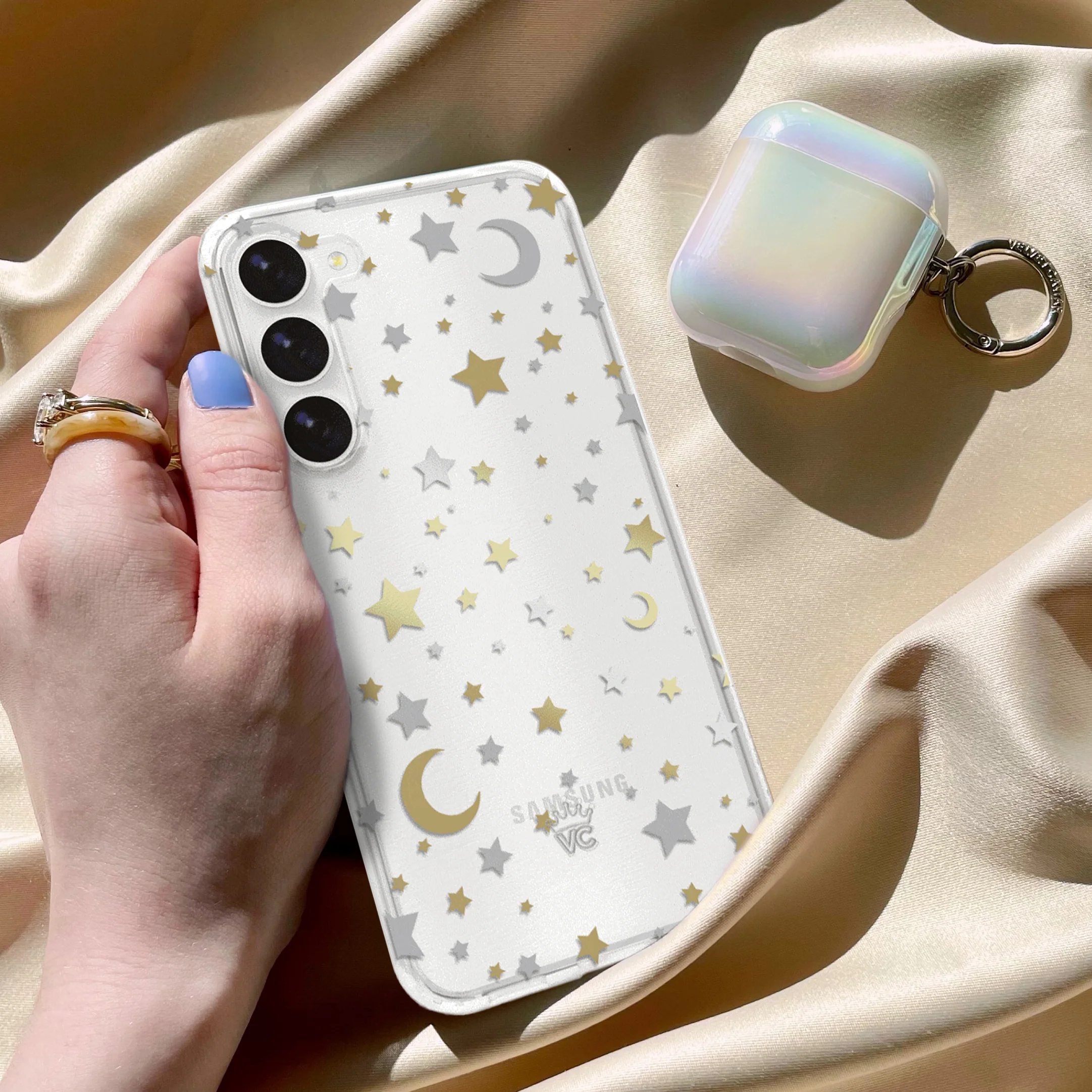 Starry Night Clear Samsung Case - Image 114