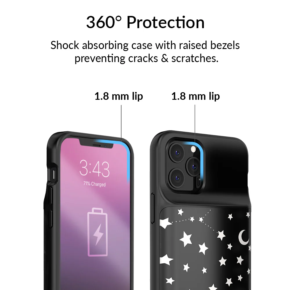 Stars & Moon iPhone Charging Case - Image 11